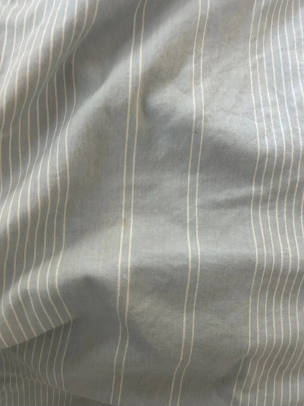 Lacoste Teal and Light Gray Striped Bedding Throw, Sz. Twin.